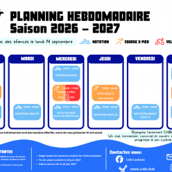 Planning Hebdo Saison 2026-2027